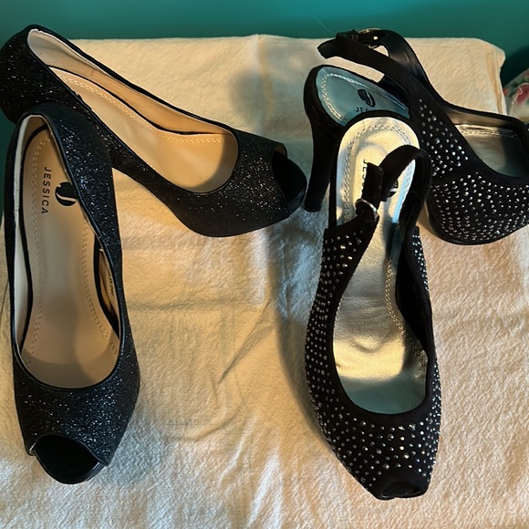 2 pairs of Jessica Simpson Stilettos. - Picture 2 of 3